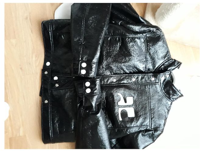 Courreges Courrège Vinyljacke - Ansicht 5