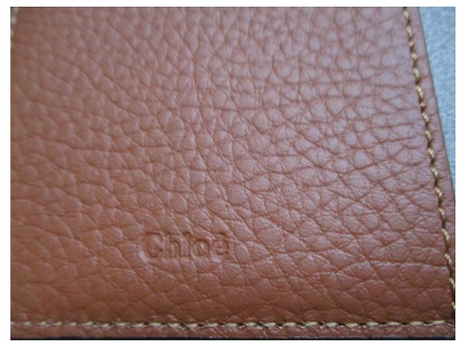Chloé Cubierta del calendario, cuero camel. - vista 7