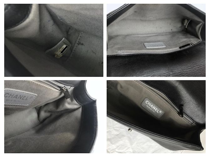 Boy Chanel Borsa a patta per ragazzo limitata Nero - vista 12