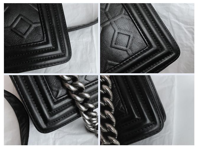 Boy Chanel Borsa a patta per ragazzo limitata Nero - vista 18