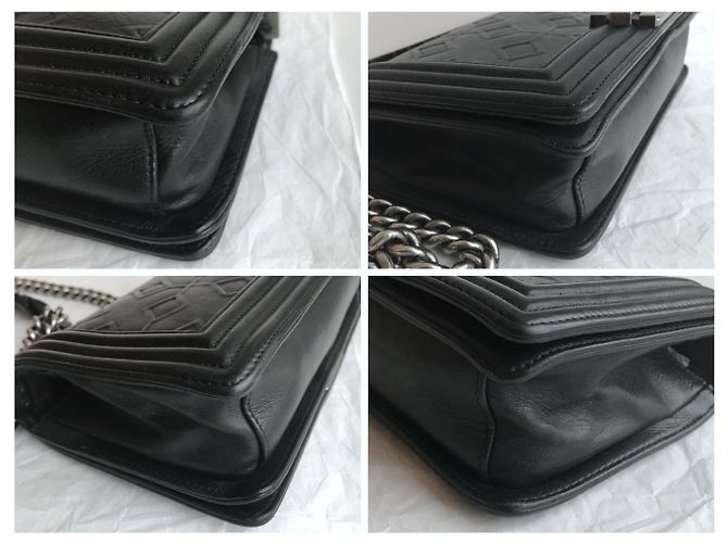 Boy Chanel Borsa a patta per ragazzo limitata Nero - vista 19