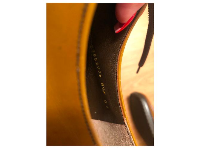 Autre Marque Salamander Leder Slipper Bronze - Ansicht 4