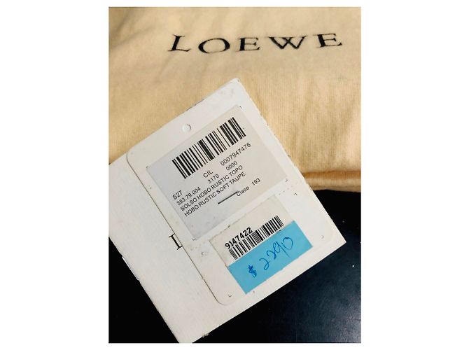 LOEWE Hobo Rustic en Soft Taupe Gris pardo - vista 10