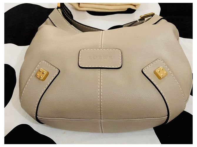 LOEWE Hobo Rustic en Soft Taupe Gris pardo - vista 7
