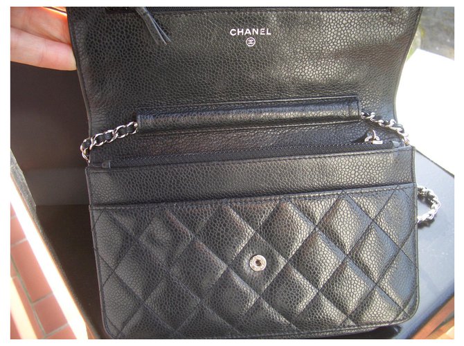Wallet On Chain Chanel WOC Schwarz - Ansicht 2