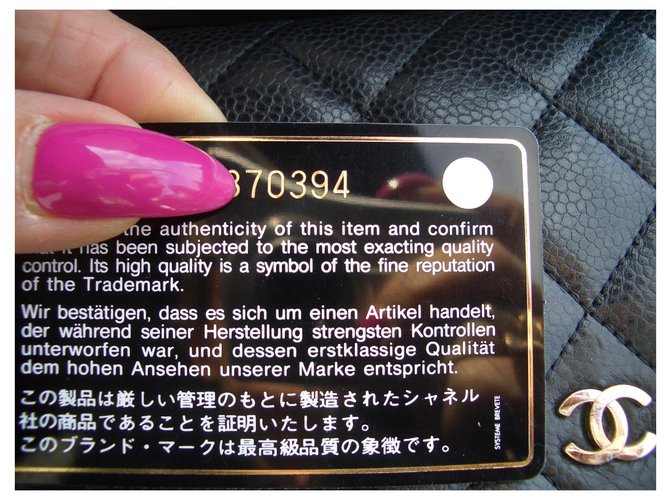 Wallet On Chain Chanel WOC Schwarz - Ansicht 4