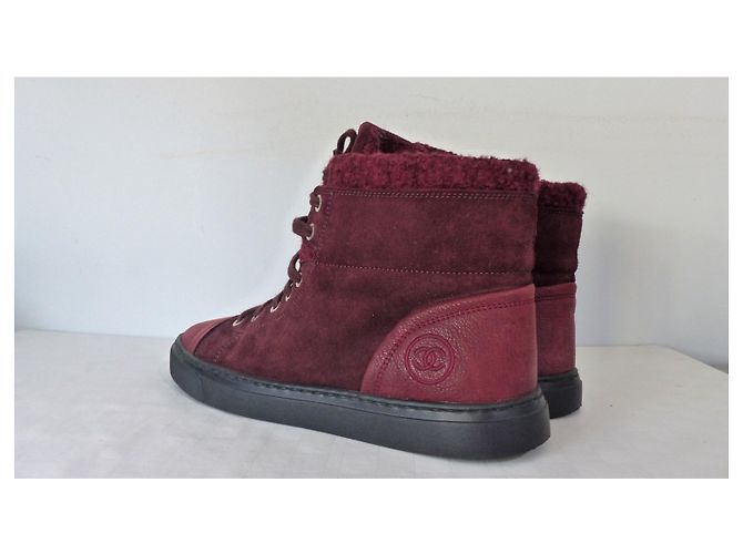 Chanel Scarpe da ginnastica Bordò - vista 2
