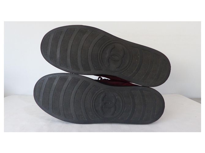 Chanel Scarpe da ginnastica Bordò - vista 5