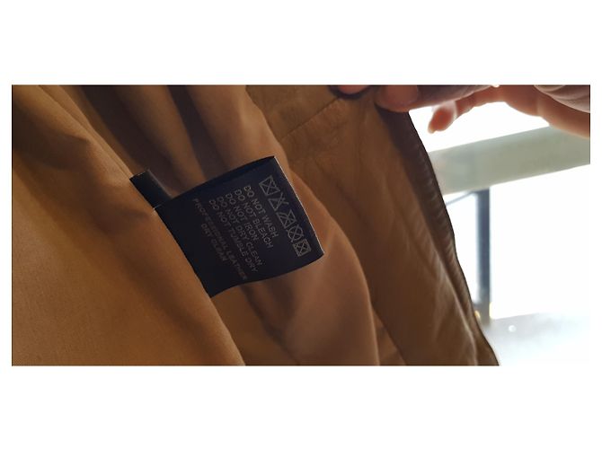 Day Birger & Mikkelsen Leder und Wolljacke Khaki - Ansicht 4