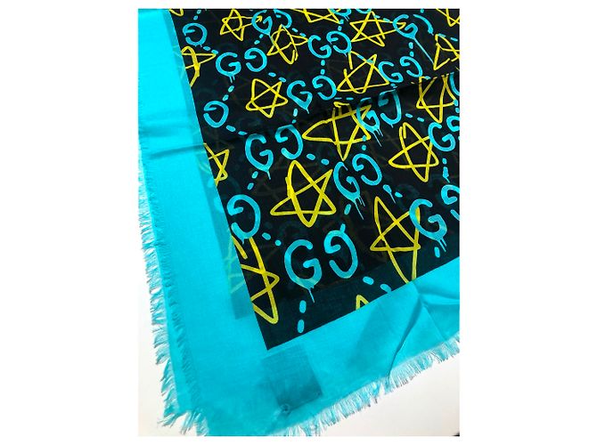 Scialle GUCCI con stelle - vista 3
