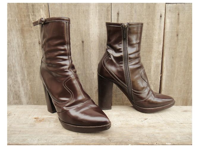 Jonathan Kelsey para botas Mulberry p 39 Chocolate - vista 4