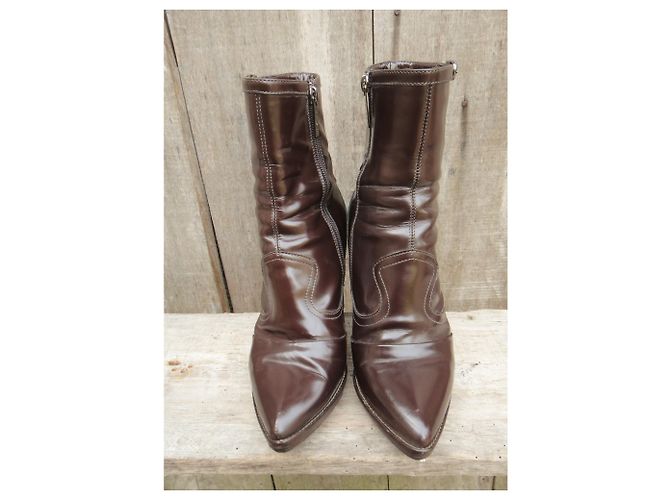 Jonathan Kelsey para botas Mulberry p 39 Chocolate - vista 5