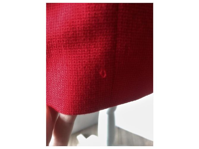 Oscar de la Renta Vintage Blazer oder Jacke in feurigem Rot - Ansicht 9