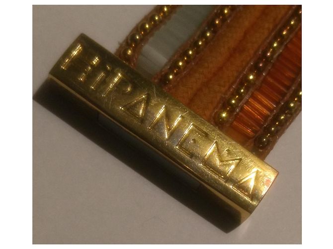 Hipanema Manschettenarmband mit bunten Perlen und Smaragdstein mittlerer Größe Mehrfarben - Ansicht 5