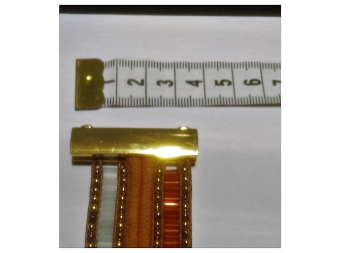Hipanema Manschettenarmband mit bunten Perlen und Smaragdstein mittlerer Größe Mehrfarben - Ansicht 7