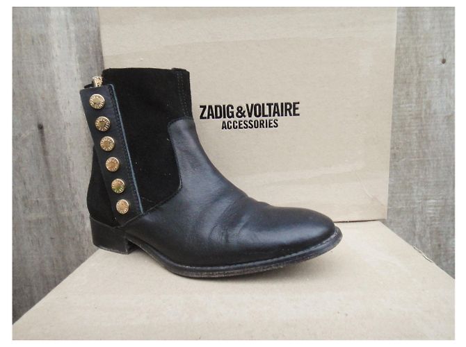 Botas Zadig & Voltaire Arcade modelo p 36 Negro - vista 2