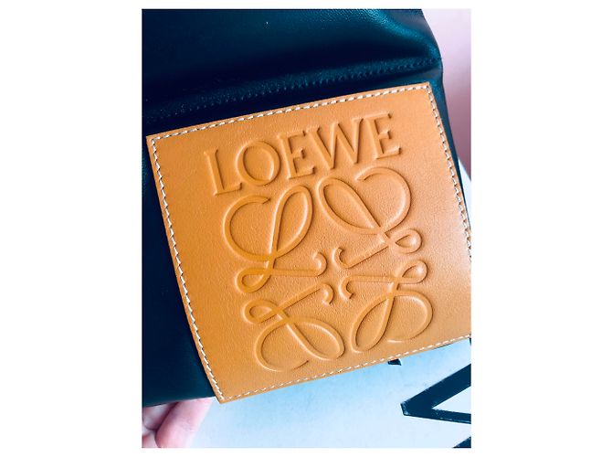 Borsa Loewe in pelle Anagram Nero - vista 3