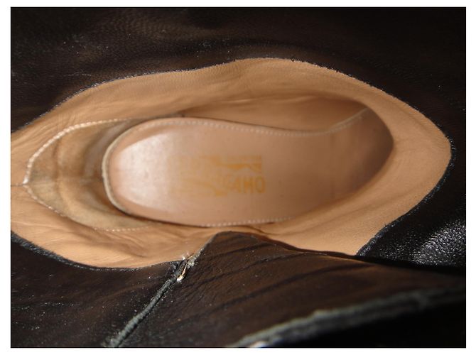 Salvatore ferragamo Nolas p botas 36,5 Negro - vista 3