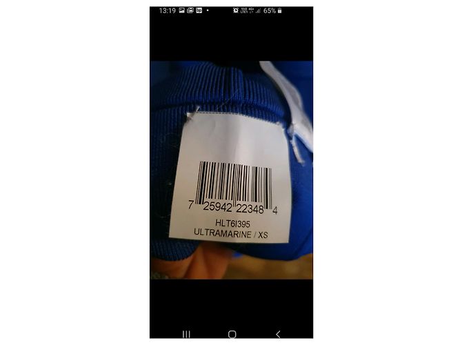 Abito da sera Herve Leger blu - vista 5