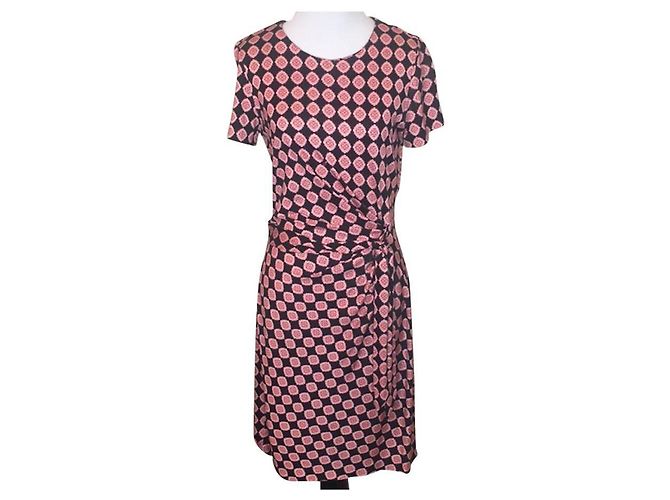 Diane Von Furstenberg Zoe Seidenjersey Kleid Mehrfarben - Ansicht 3