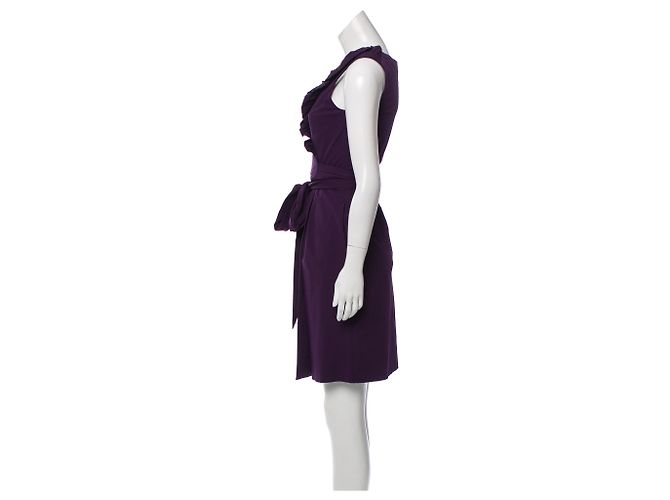Diane Von Furstenberg Hampton Wickelkleid lila - Ansicht 2