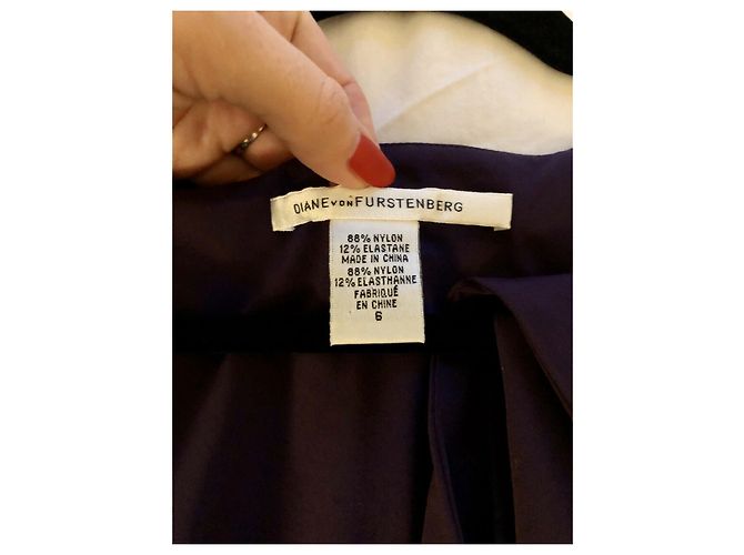 Diane Von Furstenberg Hampton Wickelkleid lila - Ansicht 3