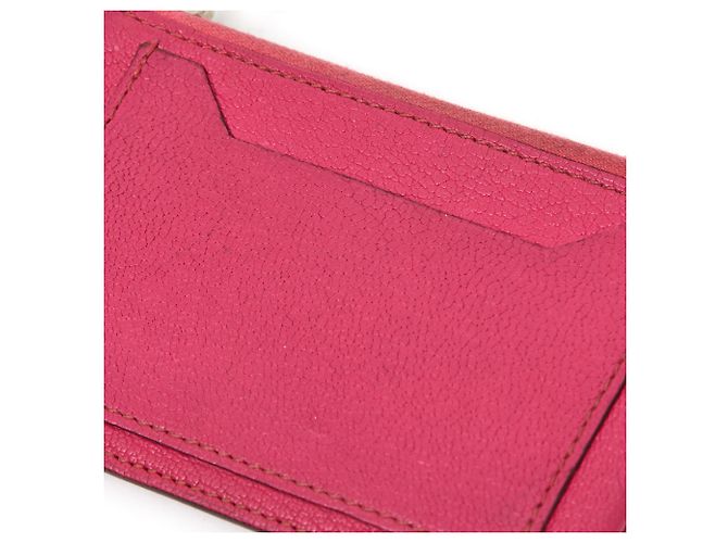 Portafoglio Compatto Hermès in Pelle Rosa - vista 4