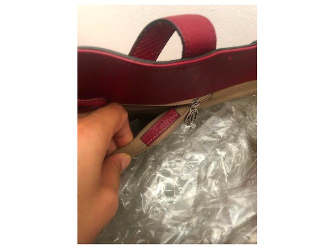 Cartier Marcello Tote Bag Leder Dunkelrot Bordeaux - Ansicht 4