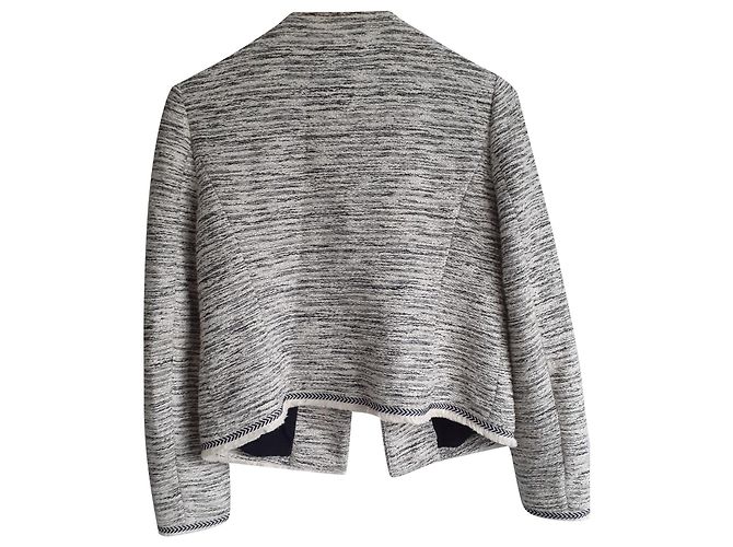 Chaqueta Comptoir Des Cotonniers de algodón Beige Arena - vista 2