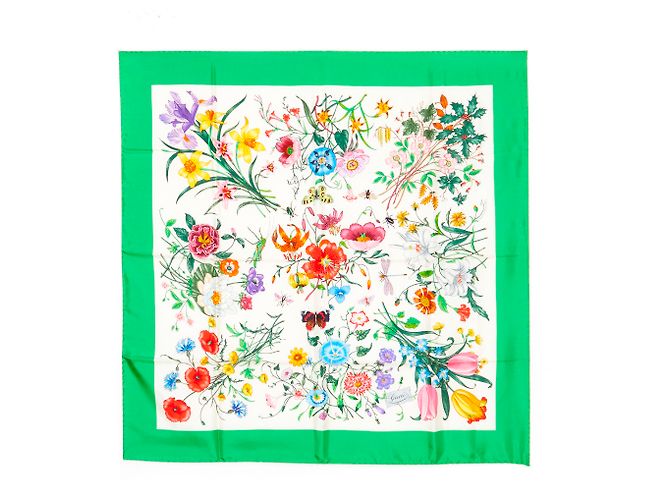 Gucci FLORA SEDA VERDE - vista 2