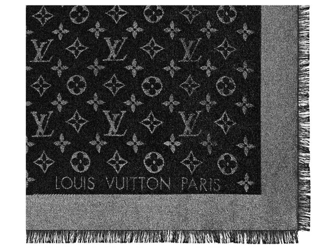 Louis Vuitton Schal Monogramm Shine Black Schwarz - Ansicht 2