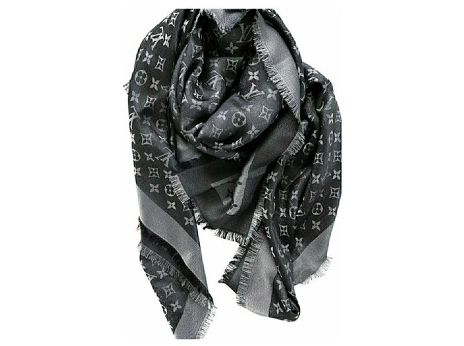 Louis Vuitton Schal Monogramm Shine Black Schwarz - Ansicht 3