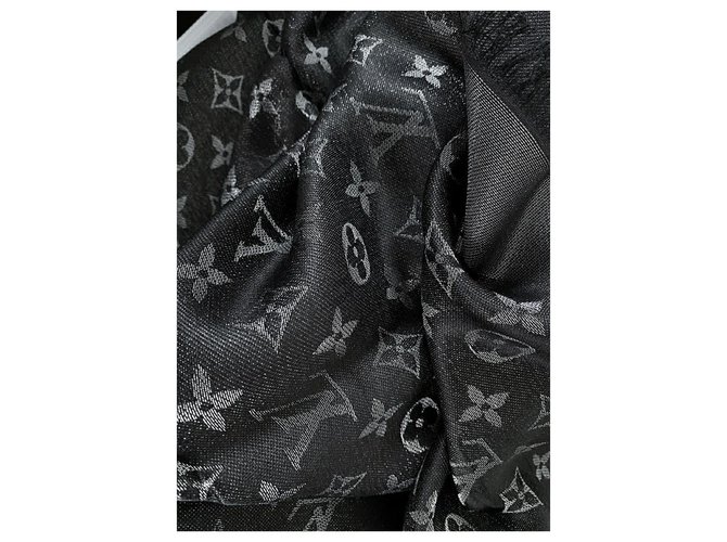 Louis Vuitton Schal Monogramm Shine Black Schwarz - Ansicht 4