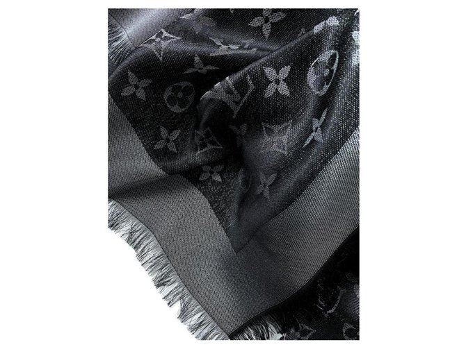 Louis Vuitton Schal Monogramm Shine Black Schwarz - Ansicht 6