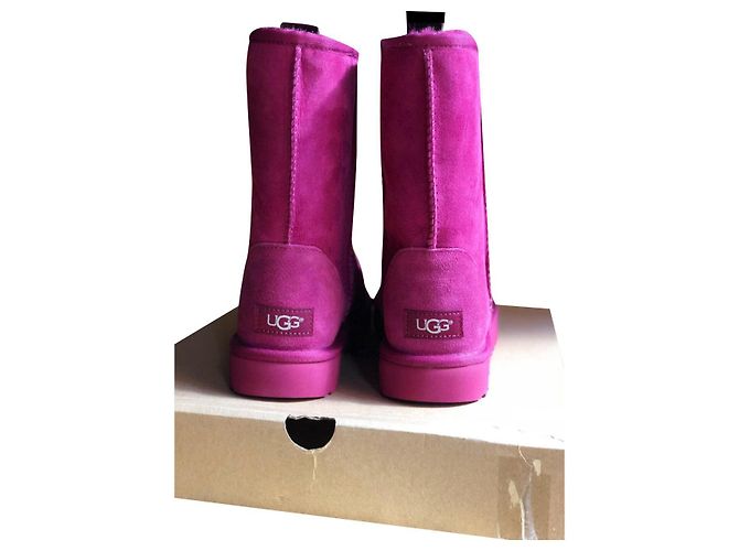 Ugg Wool classic short crystal diamond Pink - view 2