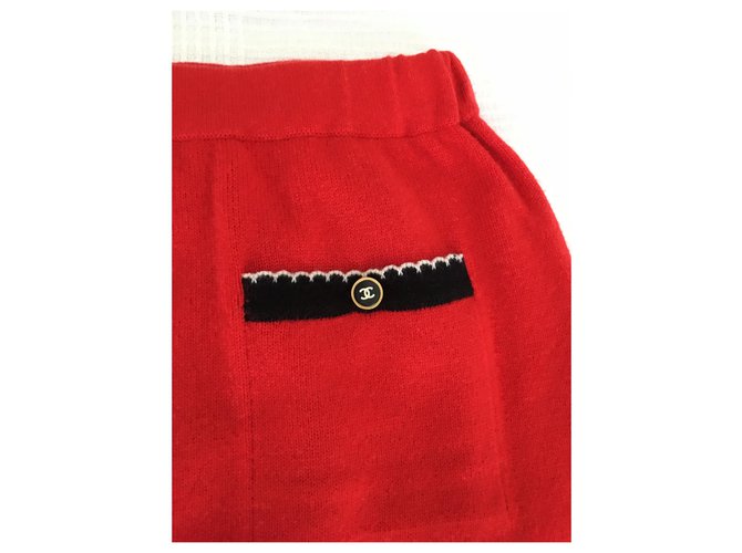 Chanel gonne Rosso - vista 3