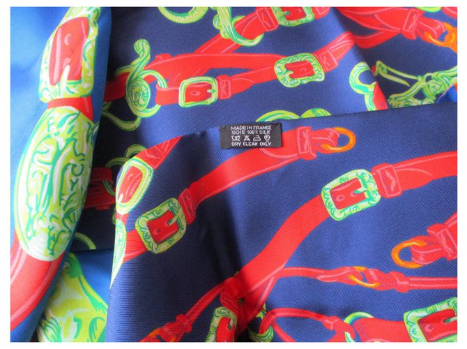 Hermès Gala delle spose in maxi twilly Blu - vista 3