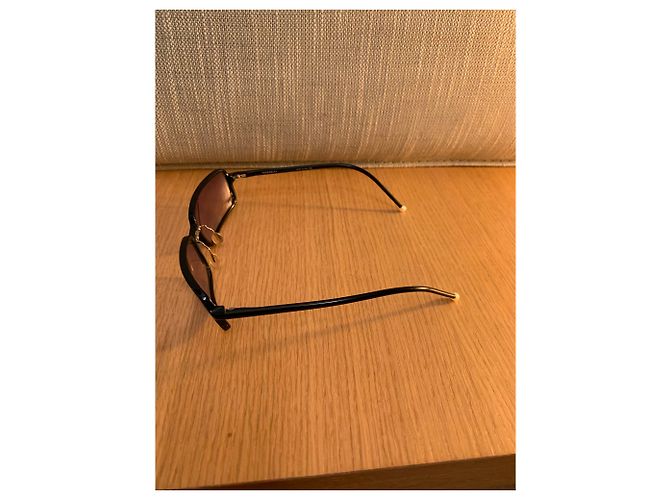 Gafas de sol Chanel negras de acetato Negro - vista 3