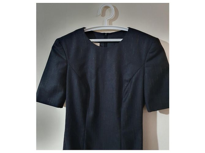 Escada Kleid grau aus Wolle - Ansicht 2
