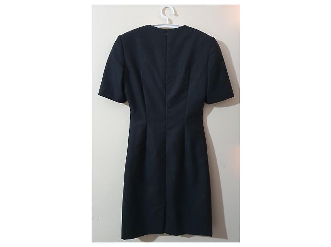 Escada Kleid grau aus Wolle - Ansicht 3