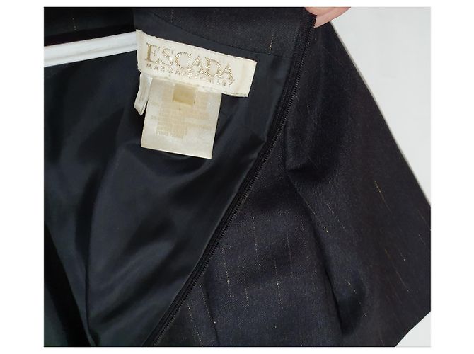 Escada Kleid grau aus Wolle - Ansicht 4