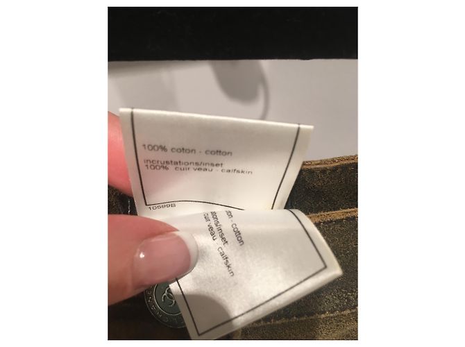 Chanel Pantalones Castaño Azul - vista 6