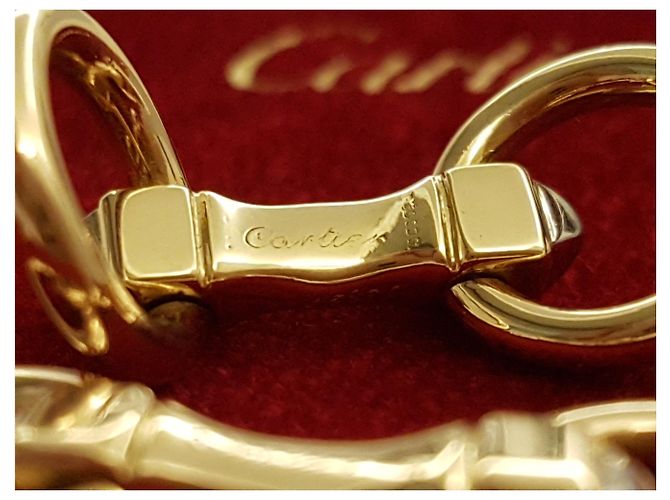 Gemelli Cartier in oro giallo D'oro - vista 2