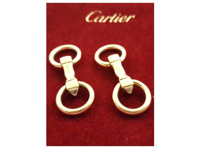 Gemelli Cartier in oro giallo D'oro - vista 8