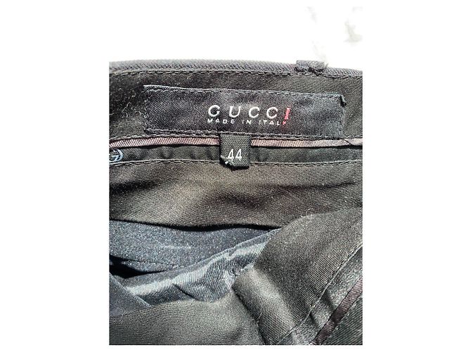 Gucci Hose aus Wolle in Anthrazitgrau - Ansicht 3