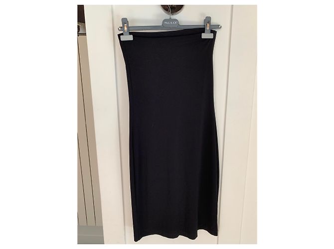Plein Sud Schwarzes Viscose Schlauchkleid - Ansicht 2