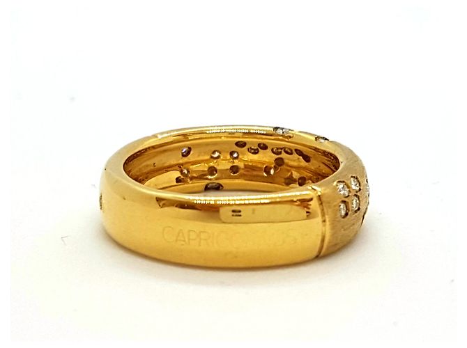 Repossi Astral Ring Gelbgold und Diamanten Größe 53 Golden - Ansicht 3