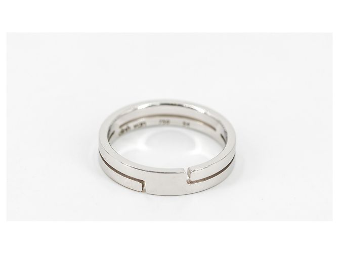Dinh Van Seventies Ring Weißgold Größe 54 Silber - Ansicht 3