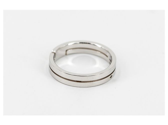Dinh Van Seventies Ring Weißgold Größe 54 Silber - Ansicht 5