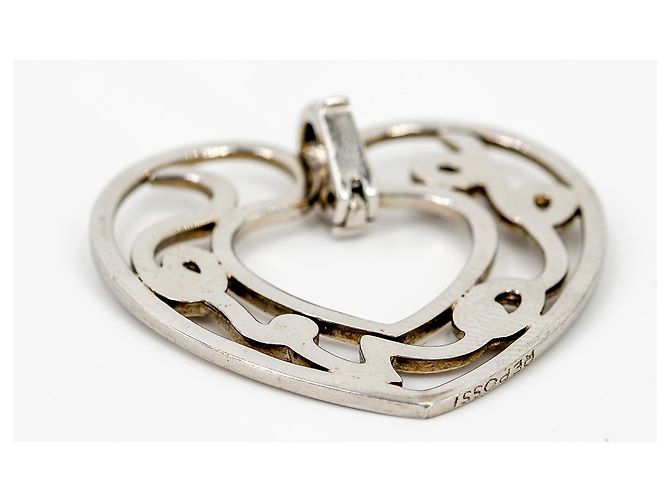Pendente Repossi LOVE in oro bianco e diamanti Argento - vista 2